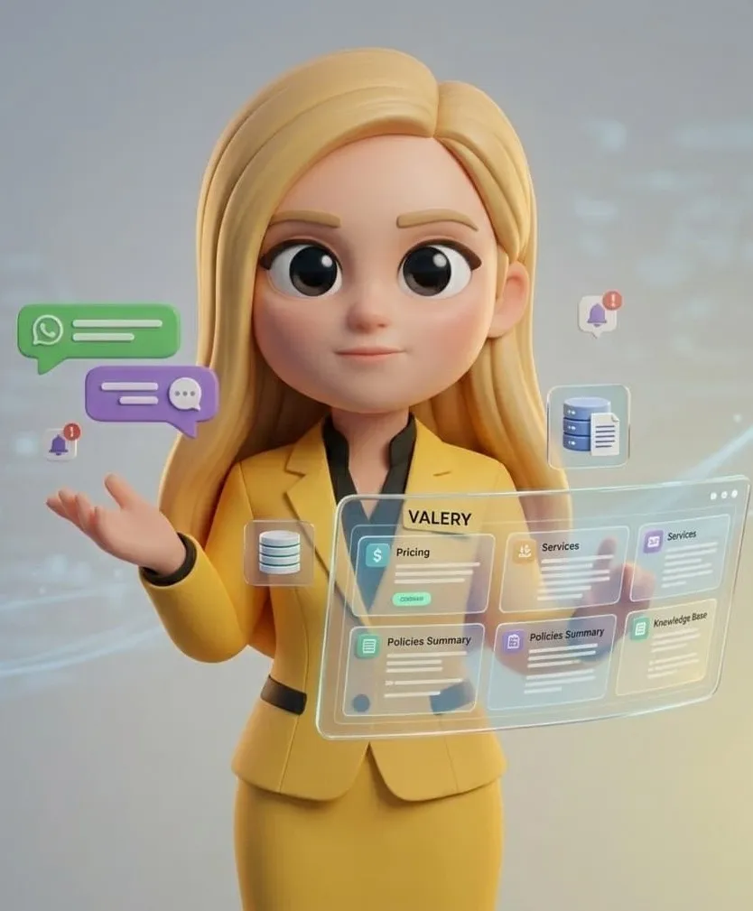 Valery CRM automatico historial clientes WhatsApp